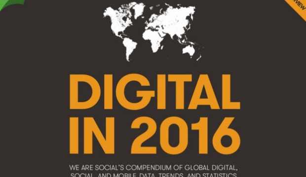 Le Digital dans le monde en 2016 : chiffres clés Web, Social Media, Mobile